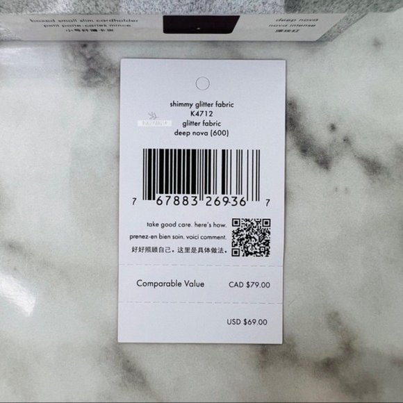 Kate Spade Love Shack Glitter Heart Purse Crossbody & Shimmy Card Holder Wallet - Picture 16 of 16